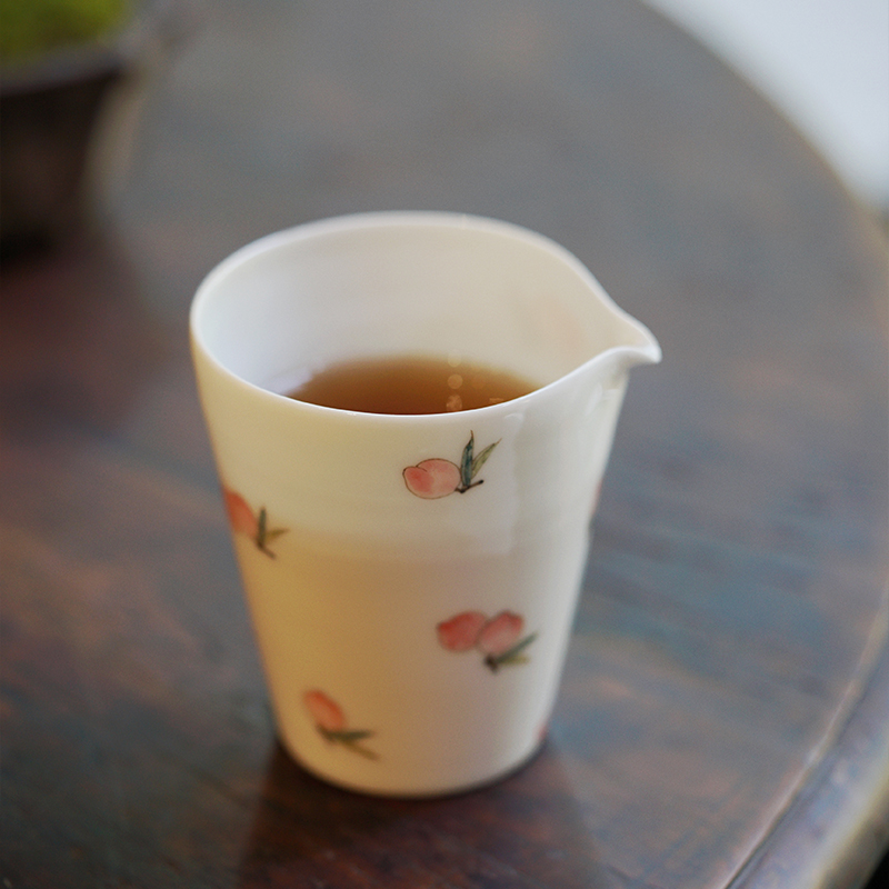 曼叙公道杯如意长乐陶瓷公道杯