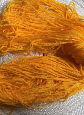 金黄色商标绳检验证吊牌绳合格证绳三角牌吊绳标签绳价格标签55米