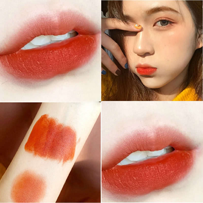 橘子汽水阳光橙色口红橘色系哑光显白减龄适合白皮肤偏黄偏黑皮肤