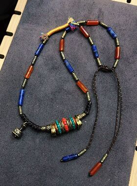 原创设计盗图必究黄铜藏式尼泊尔编织项链复古可配唐卡佛牌绳吉祥