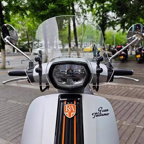 橙标RAGT150改装挡风玻璃小风镜