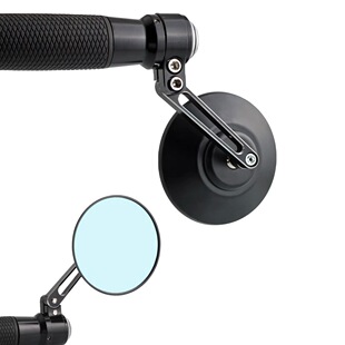 赛科龙RA401改装手把镜闪300S 黑旗500车把反光镜TR300广角后视镜