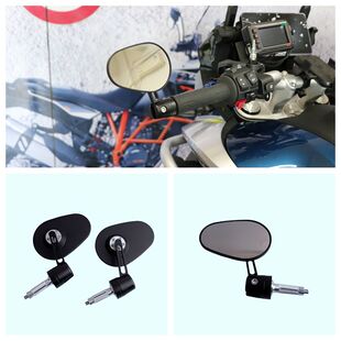 适用春风800MT 1250TR-G改装手把后视镜铝合金反光镜倒后镜车把镜