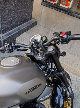 适用雅马哈XSR155车把后视镜XSR700手把镜反光镜XSR900复古端子镜