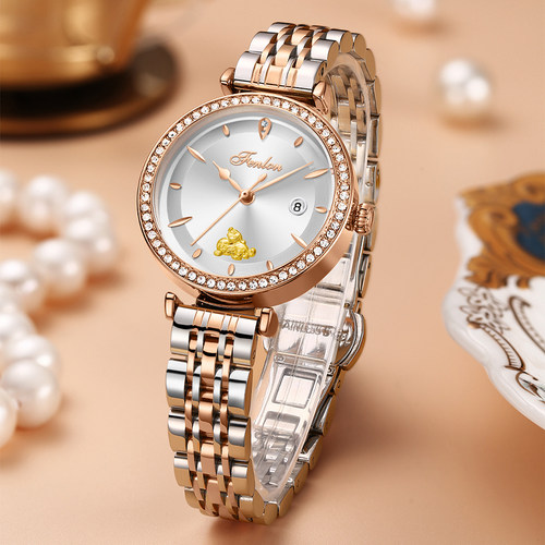 Fenlon时尚小表盘商务简约女士表