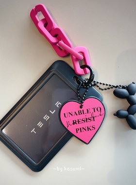 适用特斯拉model3y比亚迪蔚来极氪汽车卡片钥匙套扣证件套 包甜酷