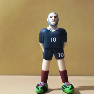 潮玩偶公仔人偶手办模型盲盒摆件世界杯周边足球星法国队本泽马1