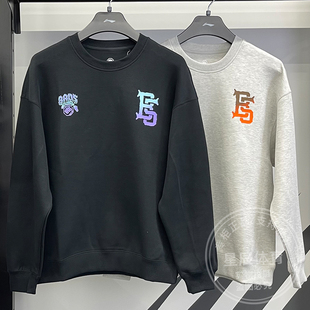 李宁圆领卫衣男子2024秋季 反伍宽松休闲运动套头上衣AWDU259 新款