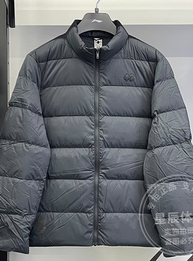 李宁男子羽绒服2024冬季新款保暖立领鸭绒轻薄款短款外套AYMU353