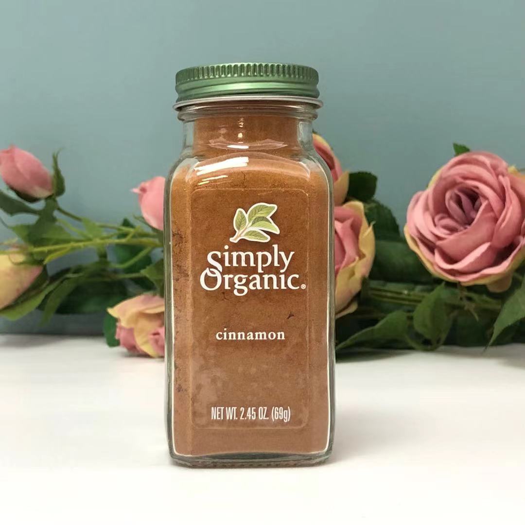 现货Simply Organic Cinnamon纯肉桂粉天然桂皮粉冲饮烘焙咖啡-封面