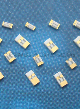 陶瓷微波毫米波芯片薄膜衰减片4微米镀纯金电极氮化钽电阻元器件