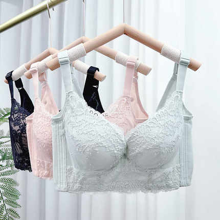 调整型文胸聚拢加厚显大身材管理器网红内衣女收副乳防下垂小胸罩