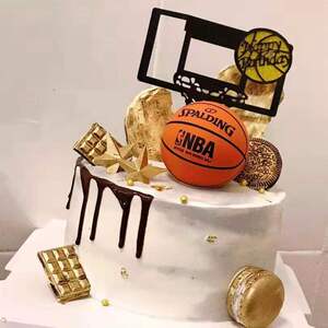 新鲜创意网红篮球生日蛋糕沈阳大连丹东鞍山锦州抚顺同城配送速递