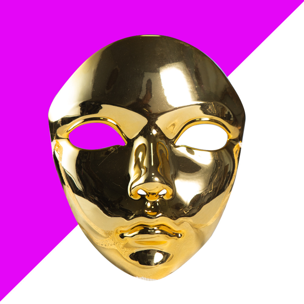 古风面具镀金美人镀银款美人面具