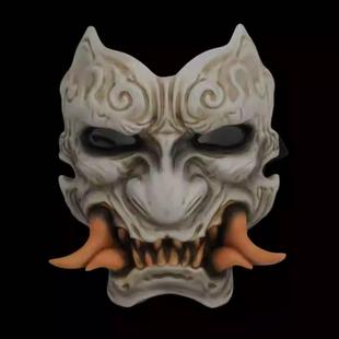 万圣节cos黑悟空恐怖傩戏面具派对舞会扮演道具手工制作树脂面罩