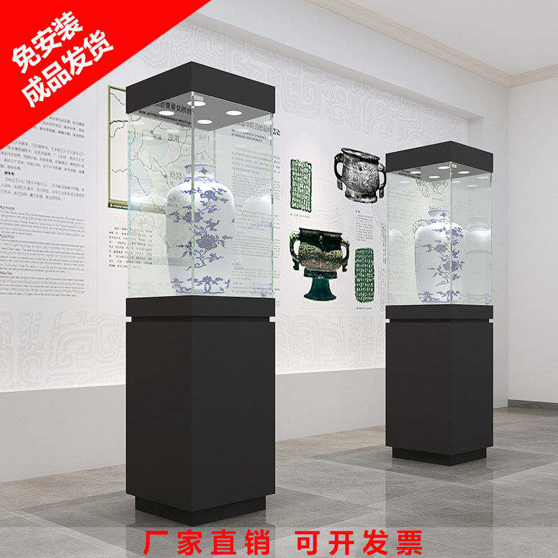 定制博物馆展柜玉器陶瓷陈列柜珠宝首饰文玩艺术品玻璃展览展示柜