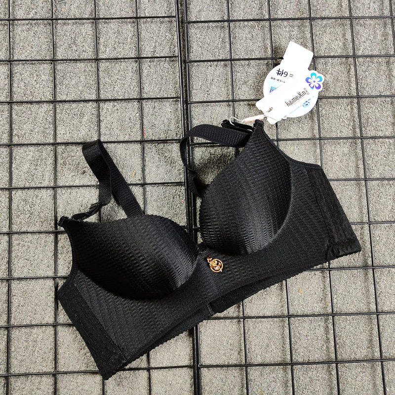 2023新款成人装女装凯美欣正品无痕无钢圈暗格纹按摩聚拢文胸内衣