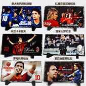 足球经典 劳尔卡卡托蒂因扎吉纪念品巴蒂大罗周边模型石板摆件礼物