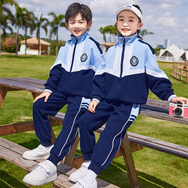 小学生春秋校服套装儿童学院风运动会班服三件套秋季幼儿园园服