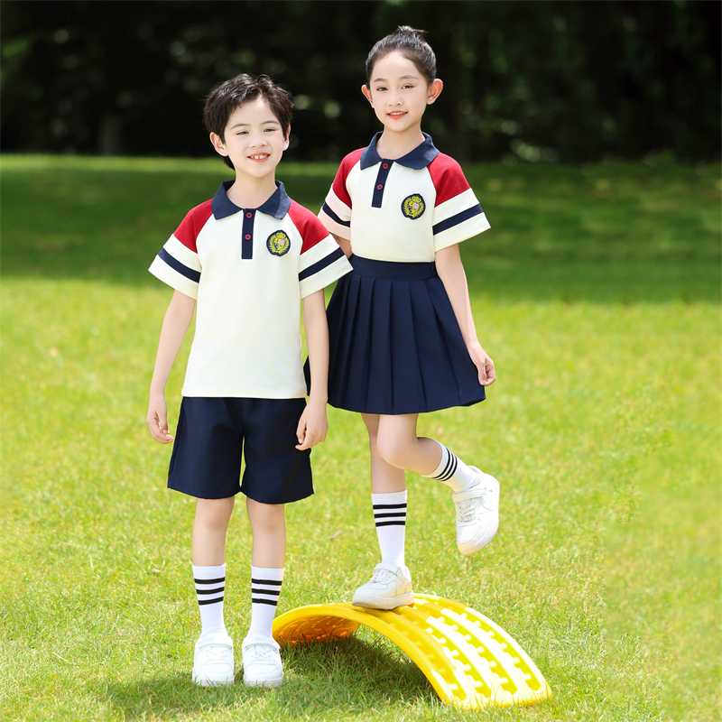 幼儿园园服夏装儿童运动会班服套装冲锋衣班服小学生校服春秋套装