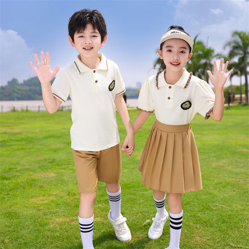 夏季新款班服园服六一纯棉套装