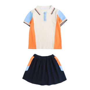 小学生校服春秋三件套夏季套装幼儿园园服儿童班服运动会定制纯棉