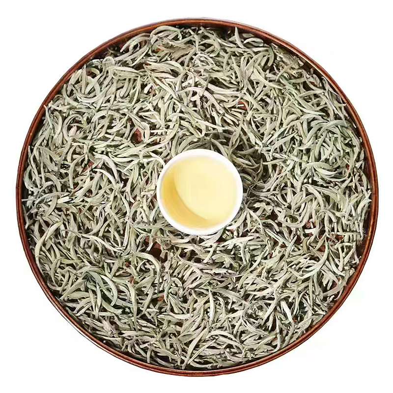 明前早春茶叶 2024新茶 云南白毫银针 古树单芽白茶散茶100g袋装