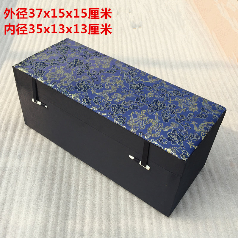 高档锦盒 大号古董瓷器花瓶奖杯佛像笔筒工艺礼品包装盒现货定做