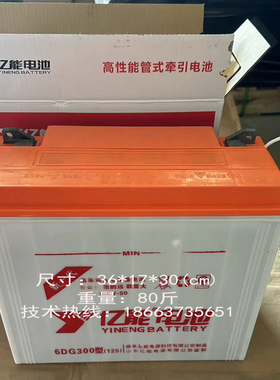 亿能电池水电瓶6DG180型6DG220型400型电池长寿命电动三轮车专用