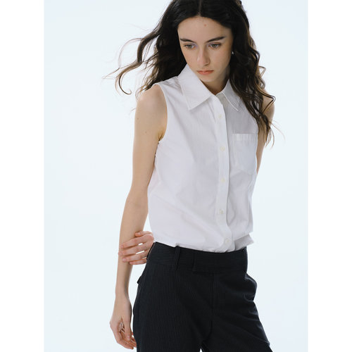 CycleDocument袖背心衬衫女夏