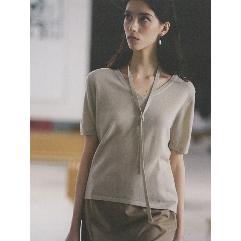 循环档案美丽奴羊毛针织衫