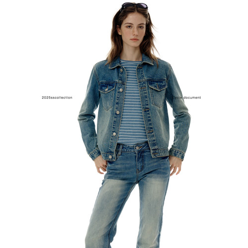 CycleDocument短款正肩牛仔外套