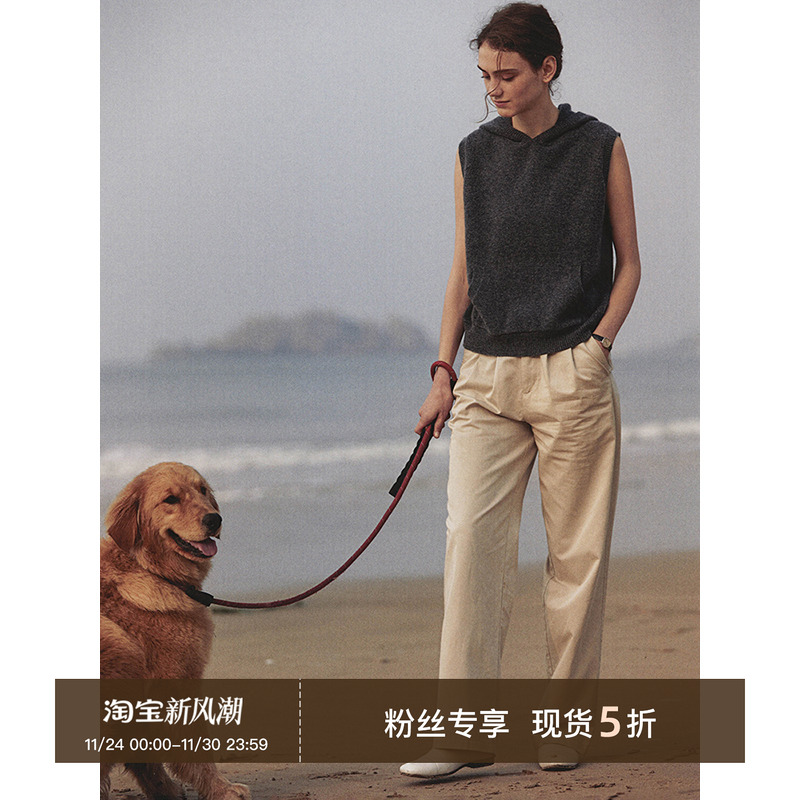 CycleDocument连帽针织马甲