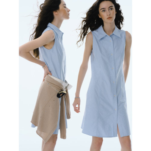 CycleDocument挂脖衬衫连衣裙