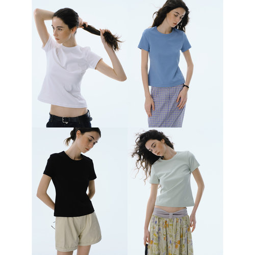 CycleDocument基础正肩短袖T恤