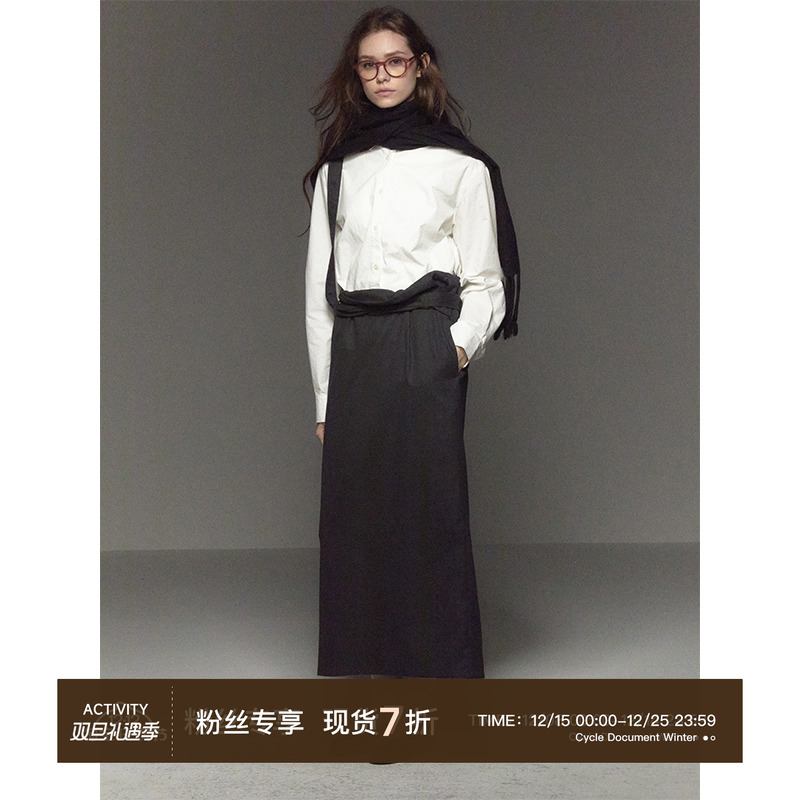 CycleDocument两穿法西装半裙