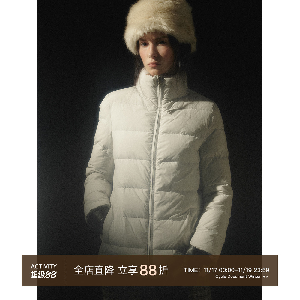 CycleDocument修身立领羽绒服