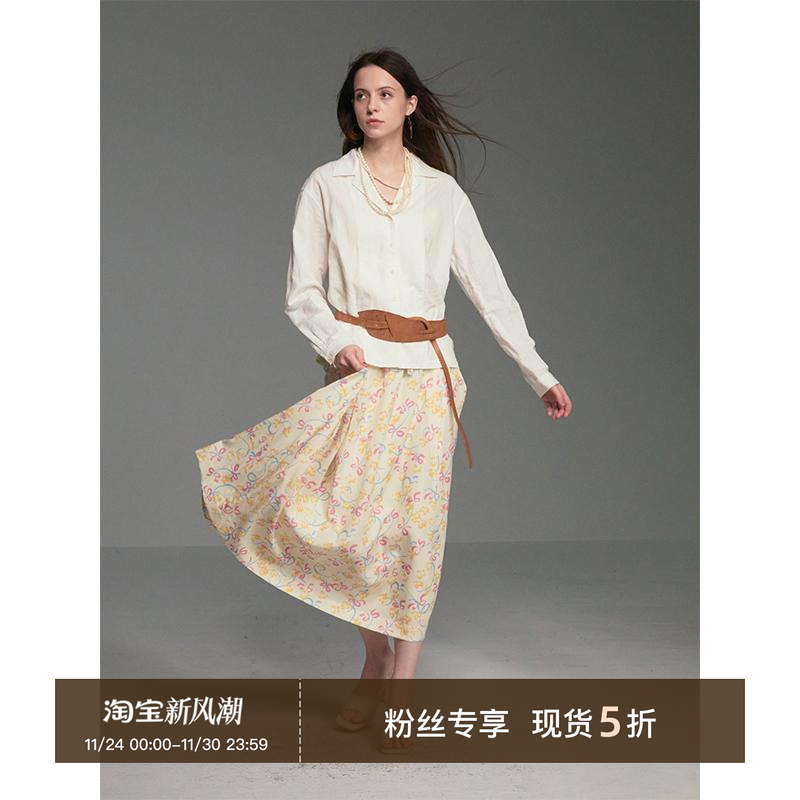 CycleDocument古巴领亚麻衬衫