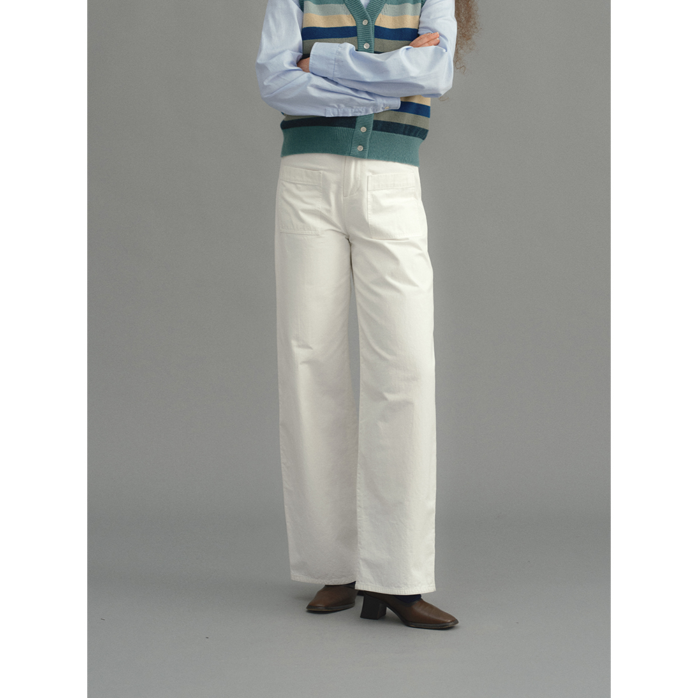 CycleDocument直筒阔腿休闲裤