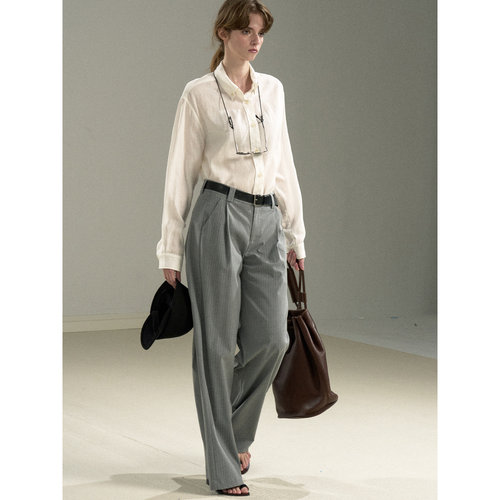 CycleDocument亚麻天丝长袖衬衫