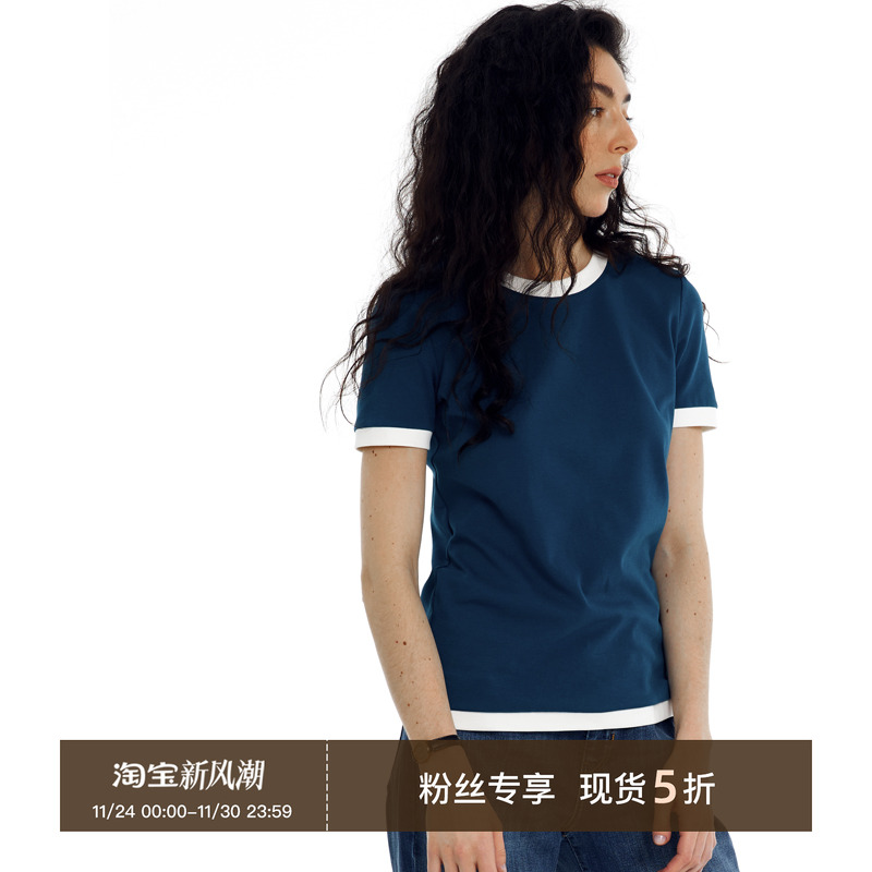 CycleDocument撞色T恤