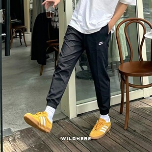 耐克Nike男子春夏薄梭织透气跑步训练运动收口束脚长裤DD5311-010