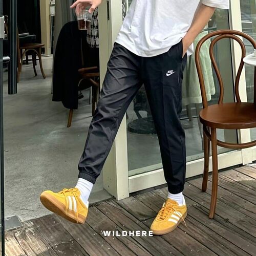 耐克Nike男子春夏薄梭织透气跑步训练运动收口束脚长裤DD5311-010