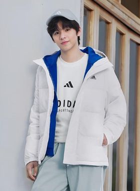 阿迪达斯男女装羽绒服DOWNJACKET时尚舒适休闲防风保暖鸭绒IZ4884