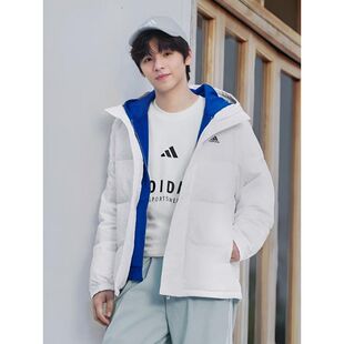 阿迪达斯男女装羽绒服DOWNJACKET时尚舒适休闲防风保暖鸭绒IZ4884