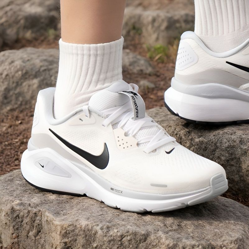 耐克NIKE女鞋白色跑步鞋26夏季新款网面透气休闲运动鞋HJ1101-101
