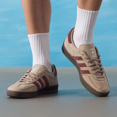 adidas 阿迪达斯三叶草男女鞋GAZELLEINDOOR运动休闲鞋JQ8387