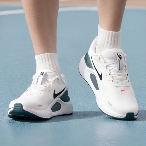 NIKE耐克男鞋白绿STRUCTURE 26运动鞋稳程专业跑步鞋HJ1102-115