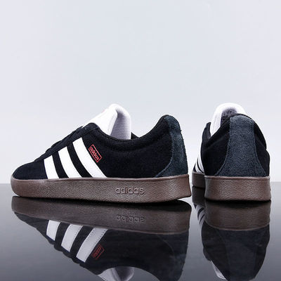 正品阿迪休闲NEO男女鞋Vlcourt户外休闲耐磨运动板鞋HQ1801