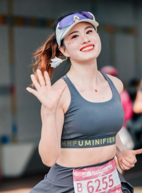 明霓菲XFlow 运动内衣高强度防震不跑杯一体美背文胸聚拢定型跑步